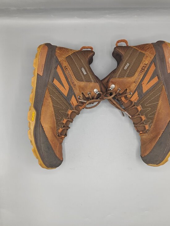 Merrell Zion Mid Waterproof Hiking Boots Men\'s Size 12US Brown J16887 Pre-Owned main image 6